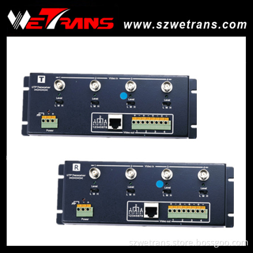 4CH Active Video Balun Transmitter and Receiver (TR-LR401T/R)